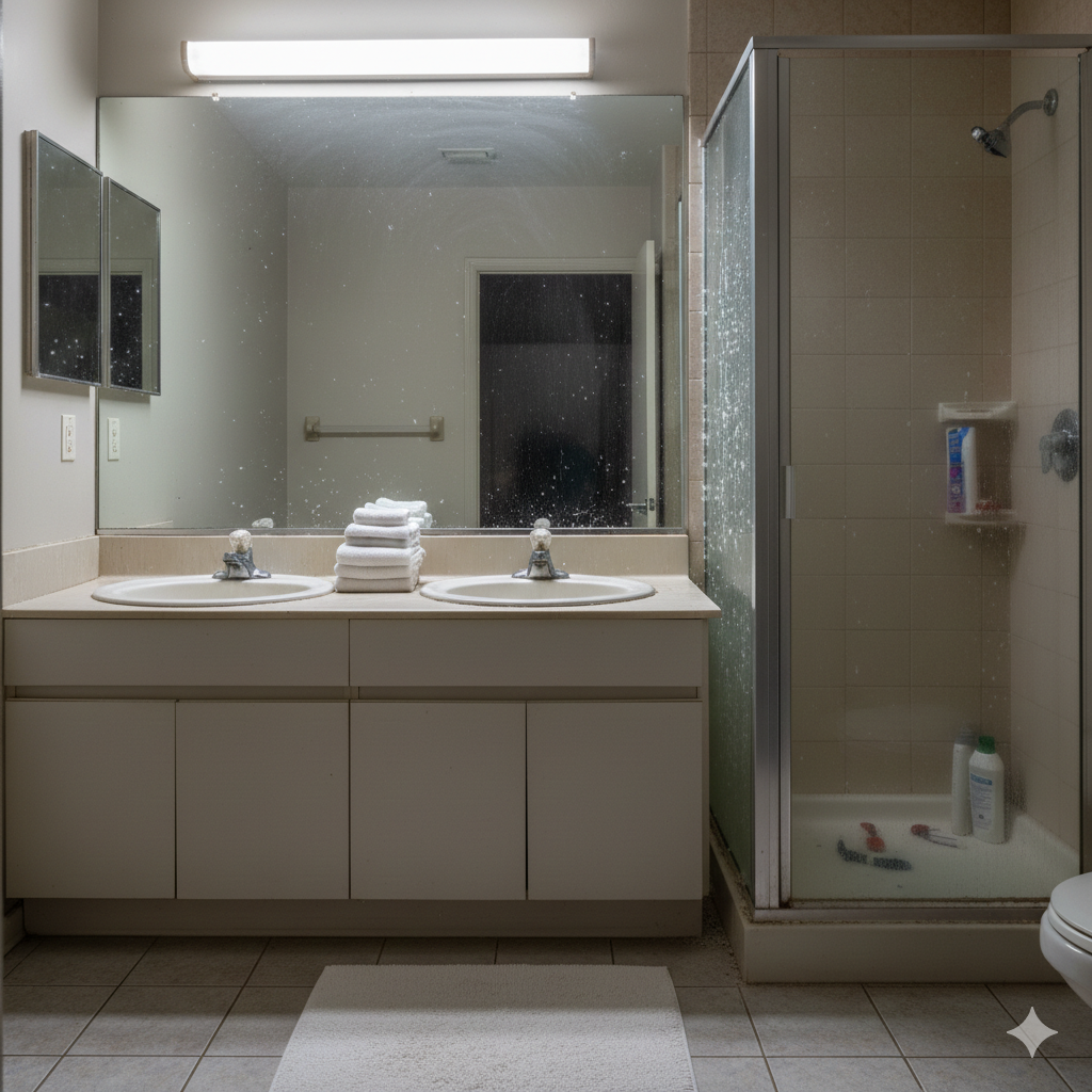 Bathroom after cleaning